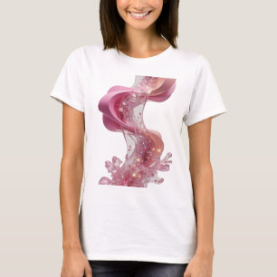 Artistic Silver ABSTRACT ART Design T-Shirt