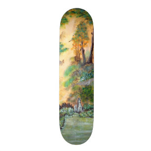 ARTISTIC SKATEBOARD _Orange forest