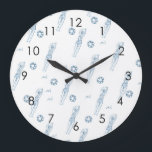 Artistic Snychro Swimming Swimmers Scandi White Large Clock<br><div class="desc">Featuring cool modern illustration of synchronised women artistic swimmers. Artistic swimmers gift design in a pastel colours. Cool swim team gift. synchronised swimming team gifts, synchronised swimming team coach gift. Artistic swimmers girl team gifts ideas. Artistic swimming home decor, stationery and more, please see more in a collection. Skandi artistic...</div>