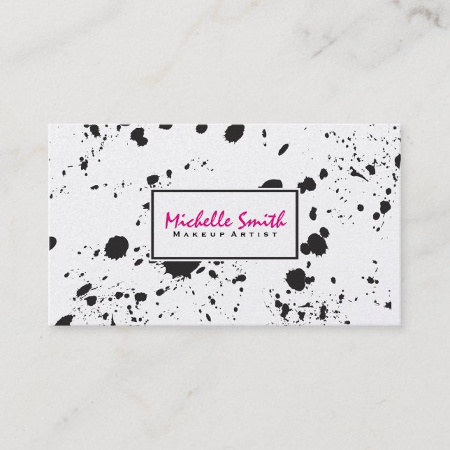 Artistic Spatter II (Appointment Card) Appointment Card (Front)