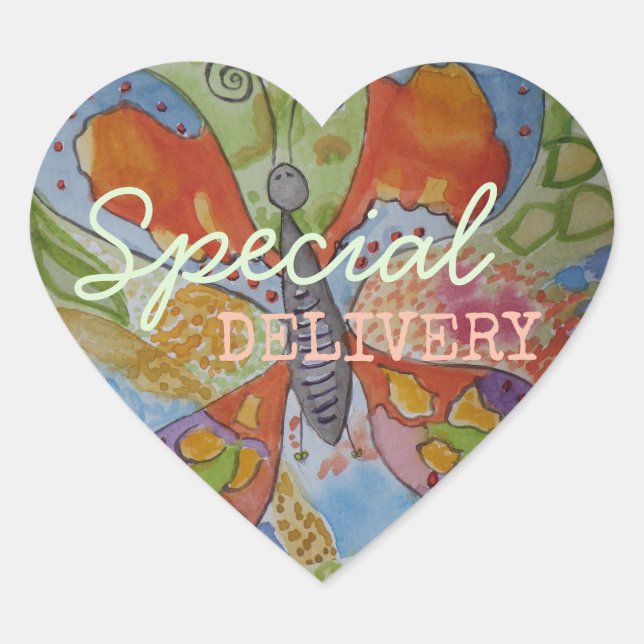 Artistic Special Delivery Stickers (Front)