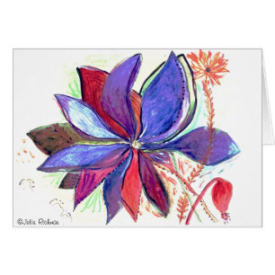 Artistic Starflower Card