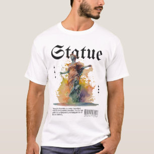 Artistic Statue Graphic Tee