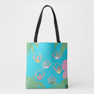 Artistic Swimmers   Artistic Swimming Illustration Tote Bag