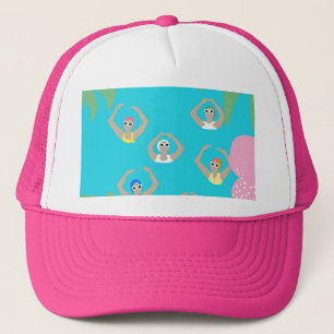 Artistic Swimmers Artistic Swimming Illustration Trucker Hat