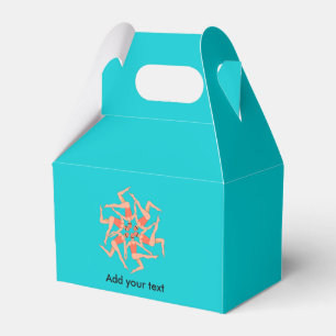 Artistic swimmers performing a synchro dance favour box