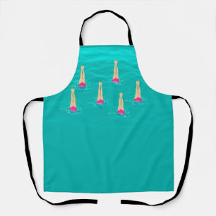 Artistic Swimmers - Swimming Under Water   Apron