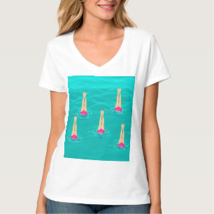 Artistic Swimmers - Swimming Under Water T-Shirt