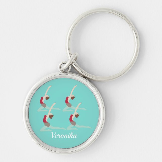 Artistic Swimming Key Ring (Front)