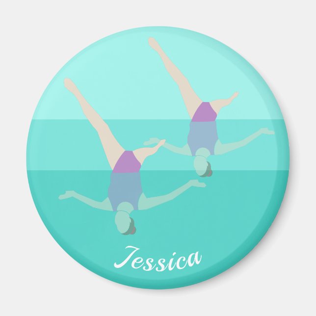 Artistic Swimming Magnet (Front)