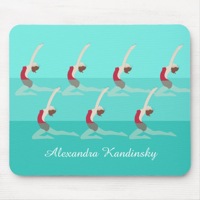 Artistic Swimming Mouse Mat (Front)