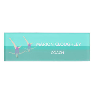 Artistic Swimming Name Tag