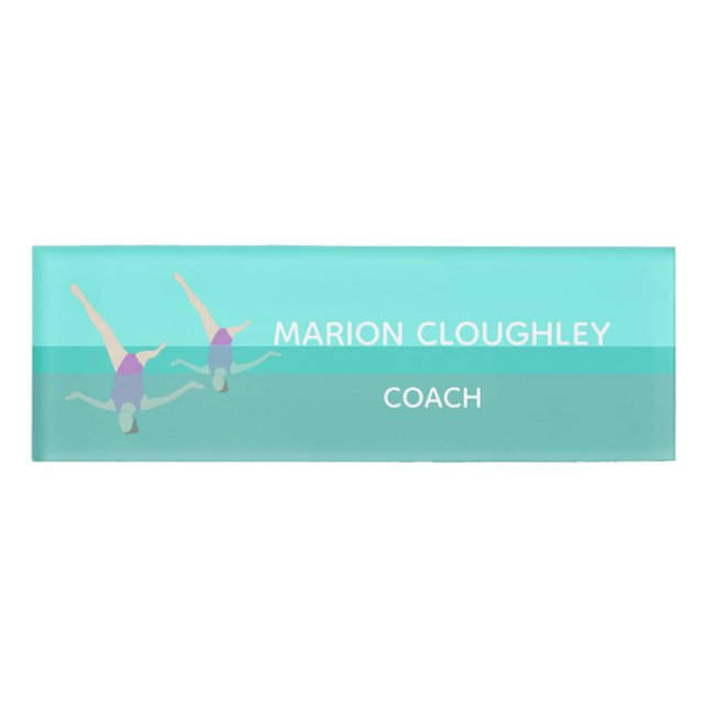 Artistic Swimming Name Tag (Front)