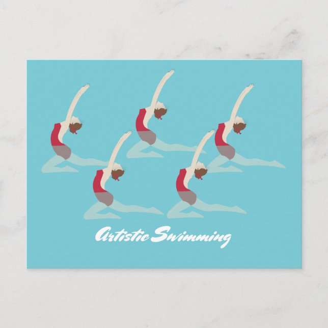 Artistic Swimming Postcard (Front)