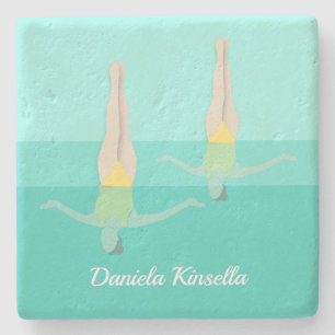 Artistic Swimming Stone Coaster