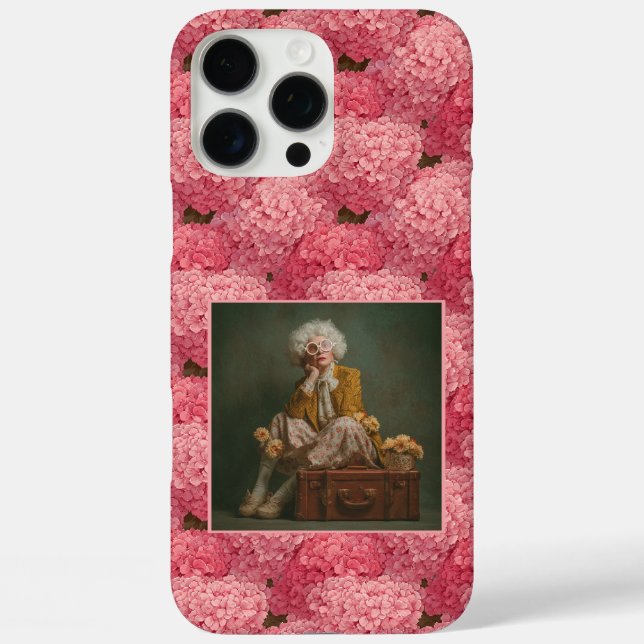 Artistic Teacher Appreciation Gift Hydrangeans Cus Case-Mate iPhone Case (Back)