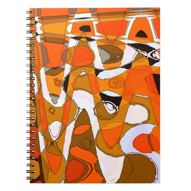 artistic tender wonderful transparent bright autum notebook (Front)
