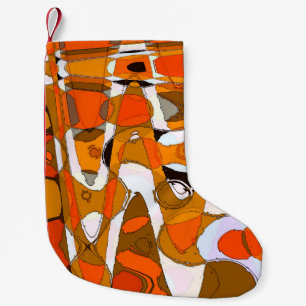 artistic tender wonderful transparent bright autum small christmas stocking