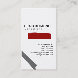 Artistic Trendy Cute Black White Business Card