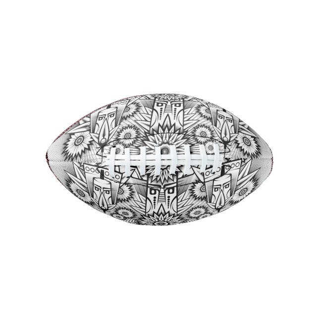 Artistic Tribal Design American Football (Front)