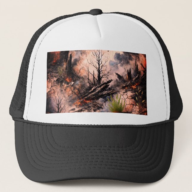 Artistic Trucker Hat for Bold Style (Front)