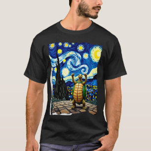Artistic Turtle Shirt  Starry Night Turtle (1)
