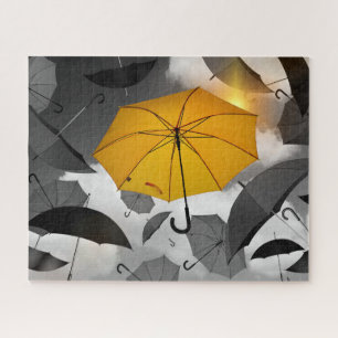 Artistic Umbrellas Photography Jigsaw Puzzle