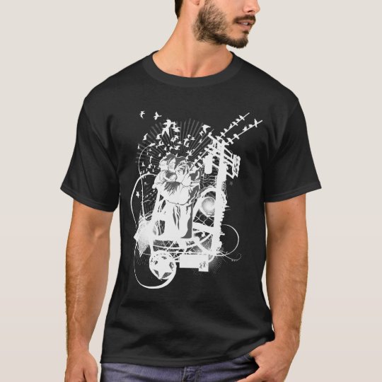 Artistic Urban Style Fist Artistic Illustration T-Shirt