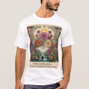 Artistic Vibrant Floral and Nature Graphic Men's T T-Shirt