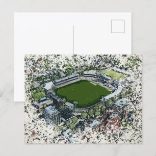 Artistic View of Lord’s Cricket Ground, London Postcard