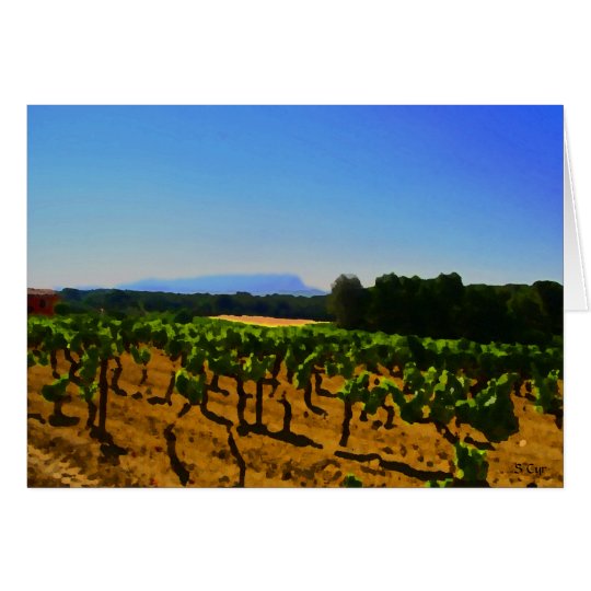 Artistic Vineyard, S Cyr Card