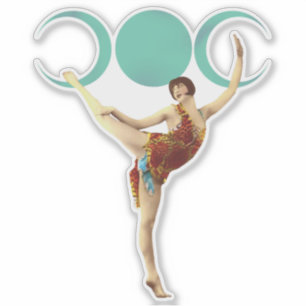 Artistic Vintage Moon Dancer