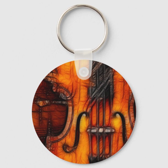 Artistic Violin Key Ring (Front)