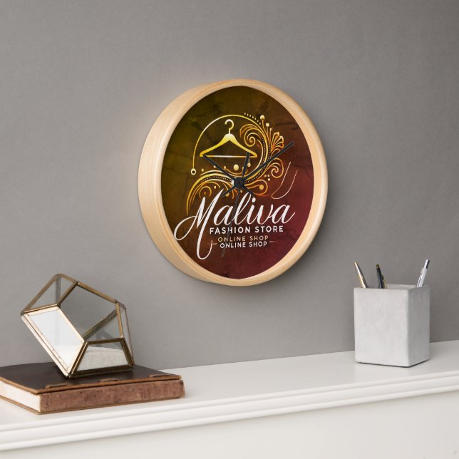 Artistic Wall Clock Decor (Office)
