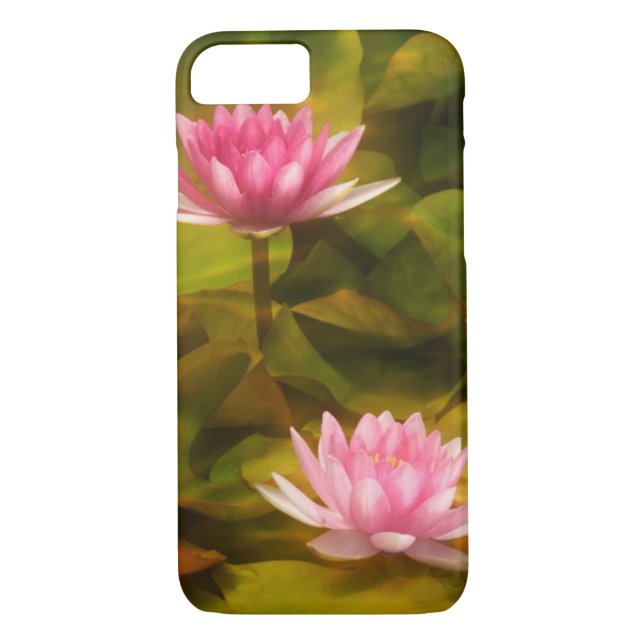 Artistic water lilies, California Case-Mate iPhone Case (Back)