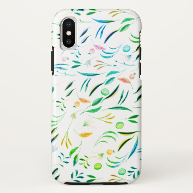 Artistic Watercolor Art Design Case-Mate iPhone Ca Case (Back)