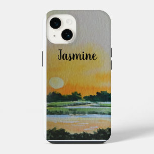artistic watercolor art scenery sunrise Case-Mate iPhone 14 Case
