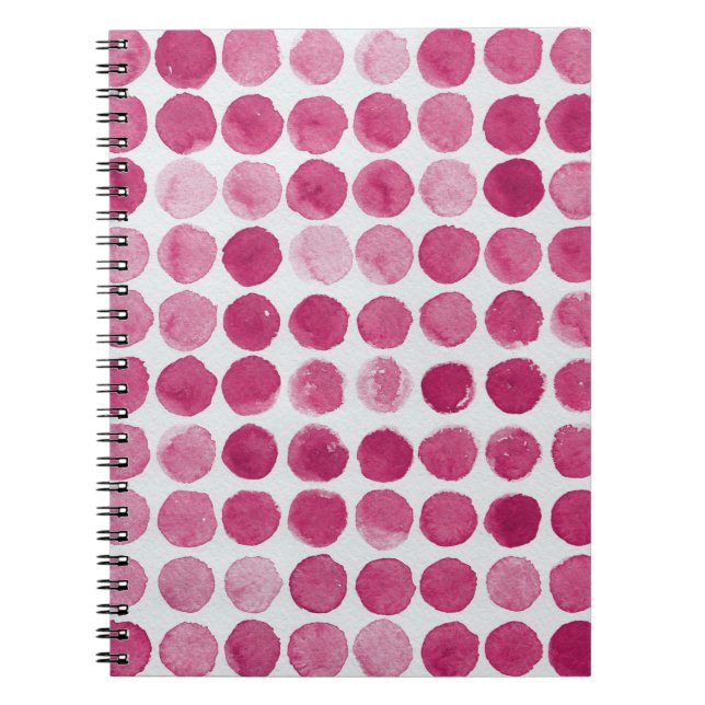 Artistic Watercolor Background Splash Notebook (Front)