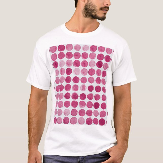 Artistic Watercolor Background Splash T-Shirt (Front)