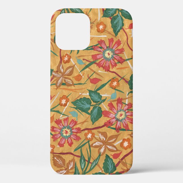 Artistic Watercolor Flowers: Colourful Background. Case-Mate iPhone Case (Back)