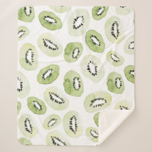 Artistic Watercolor: Hand-Drawn Seamless Design Sherpa Blanket