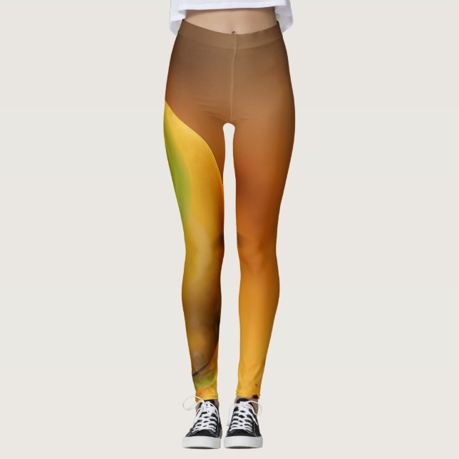 Artistic Watercolor Leggings for Creative Types (Front)