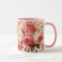 Artistic Watercolor Pink Roses