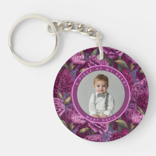 Artistic Wedding Anniversary Gifts Carnation Key Ring