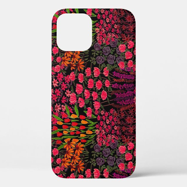 Artistic Wildflowers: Hand-Drawn Floral Pattern Case-Mate iPhone Case (Back)