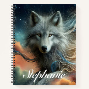 Artistic Wolf Notebook