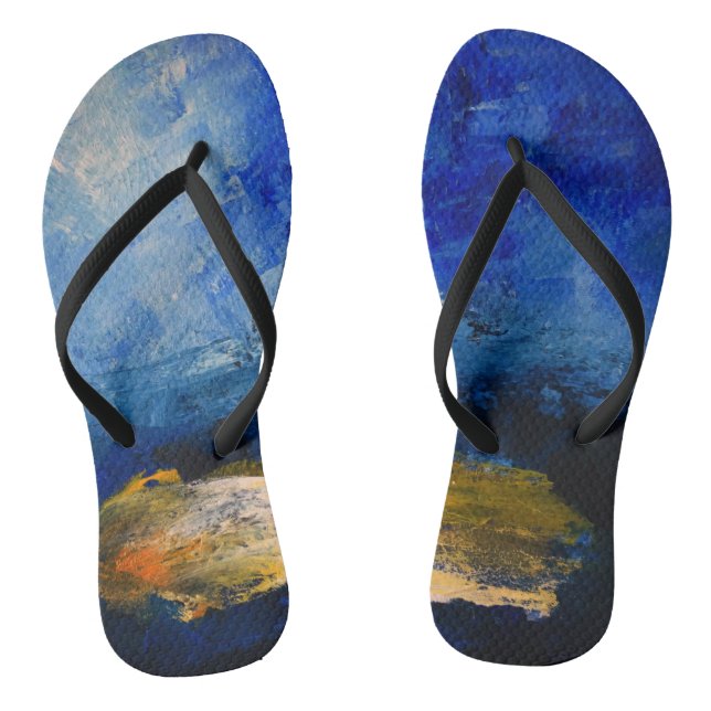 Artistis Custom Adult, Slim Straps Flip Flops (Footbed)