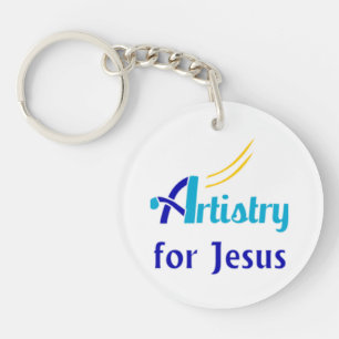 Artistry for Jesus Keychain