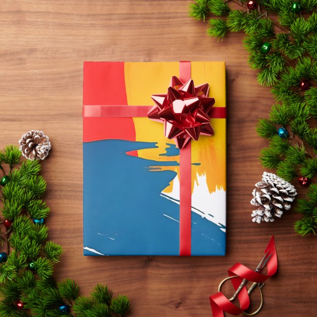 Artistry Palette Wrapping Paper (Holiday Gift)