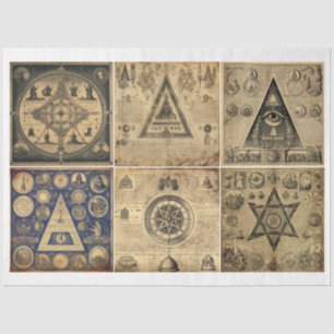 Artists and Crafters Mystic Occult Witchy  Tissue Paper